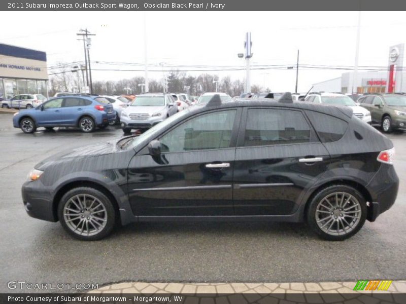 Obsidian Black Pearl / Ivory 2011 Subaru Impreza Outback Sport Wagon