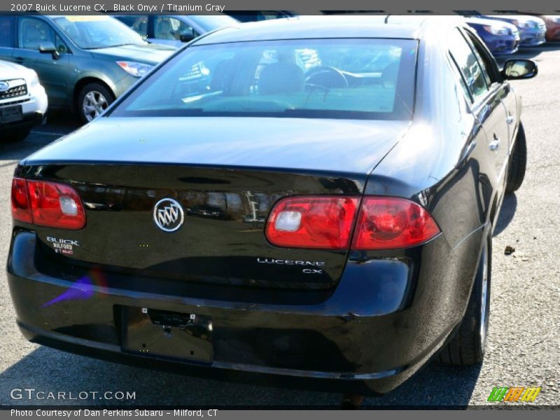 Black Onyx / Titanium Gray 2007 Buick Lucerne CX