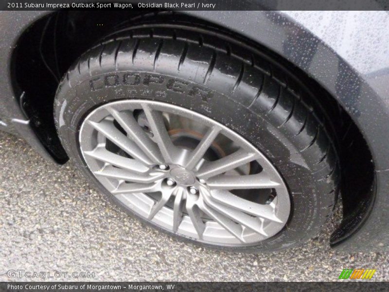 Obsidian Black Pearl / Ivory 2011 Subaru Impreza Outback Sport Wagon