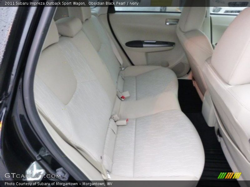 Obsidian Black Pearl / Ivory 2011 Subaru Impreza Outback Sport Wagon