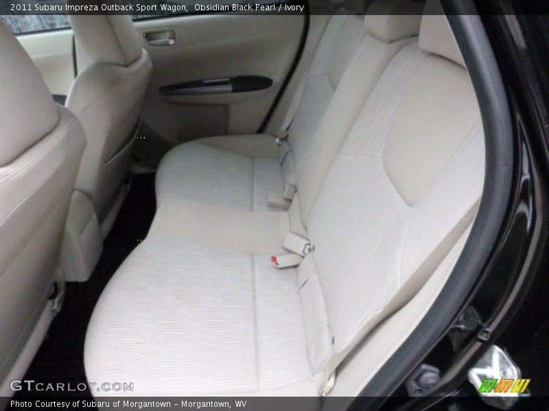 Obsidian Black Pearl / Ivory 2011 Subaru Impreza Outback Sport Wagon