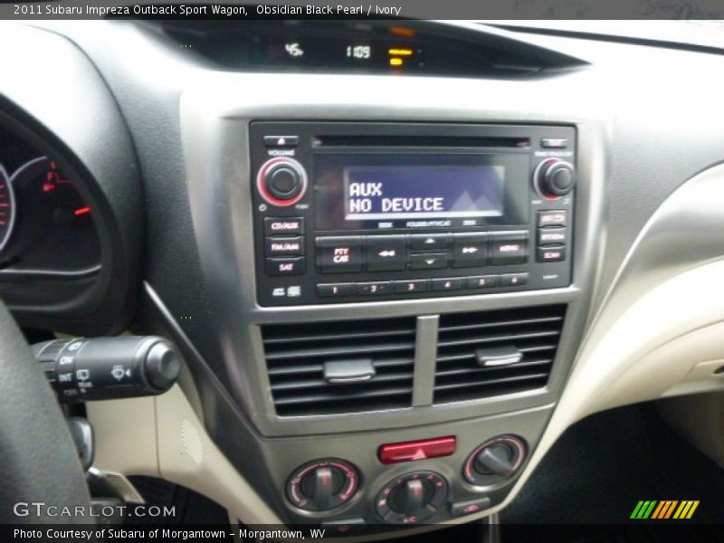 Obsidian Black Pearl / Ivory 2011 Subaru Impreza Outback Sport Wagon