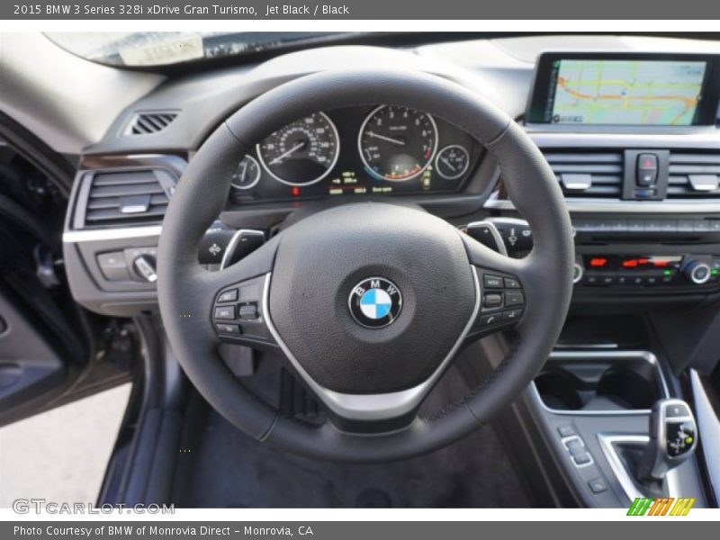 Jet Black / Black 2015 BMW 3 Series 328i xDrive Gran Turismo