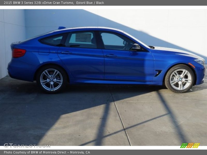 Estoril Blue / Black 2015 BMW 3 Series 328i xDrive Gran Turismo