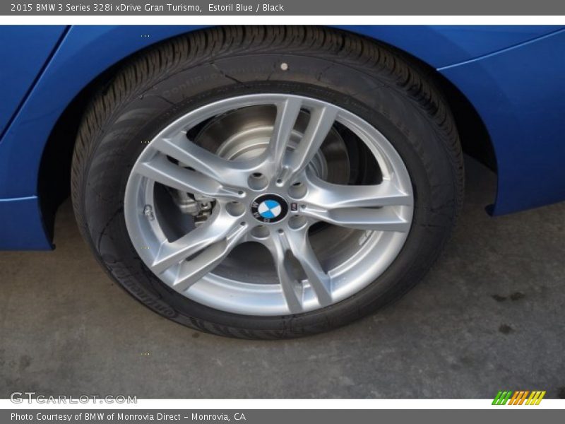 Estoril Blue / Black 2015 BMW 3 Series 328i xDrive Gran Turismo