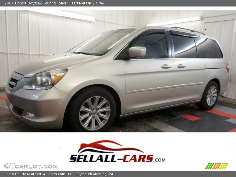 Silver Pearl Metallic / Gray 2007 Honda Odyssey Touring