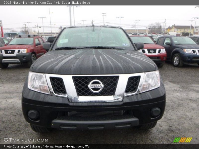 Super Black / Beige 2015 Nissan Frontier SV King Cab 4x4