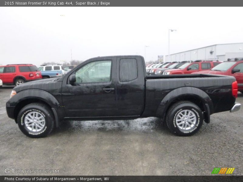 Super Black / Beige 2015 Nissan Frontier SV King Cab 4x4