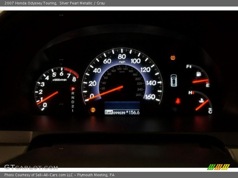 Silver Pearl Metallic / Gray 2007 Honda Odyssey Touring