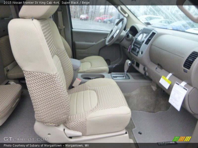 Super Black / Beige 2015 Nissan Frontier SV King Cab 4x4