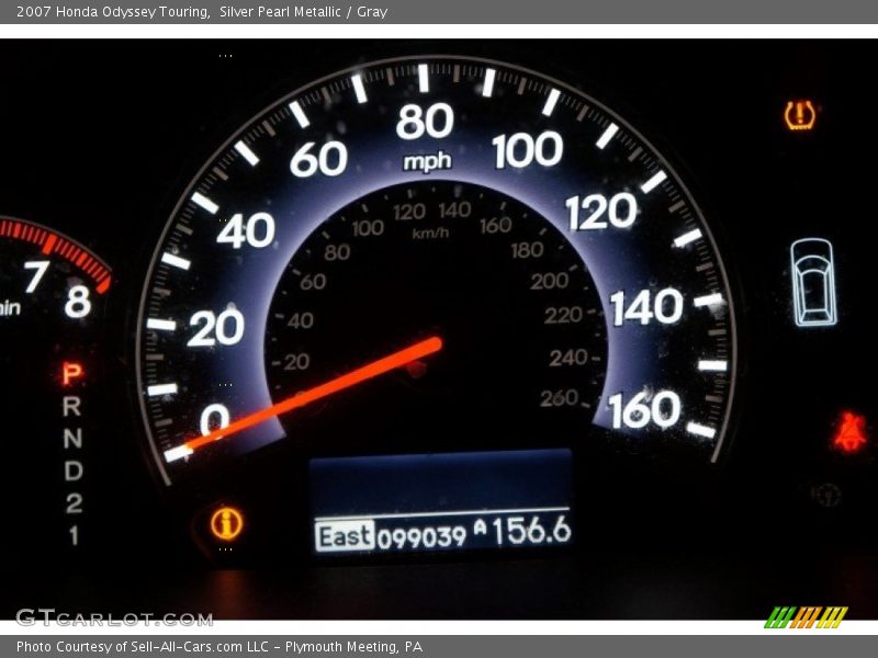 Silver Pearl Metallic / Gray 2007 Honda Odyssey Touring