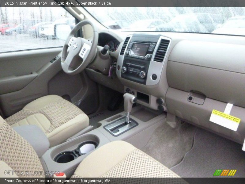 Super Black / Beige 2015 Nissan Frontier SV King Cab 4x4