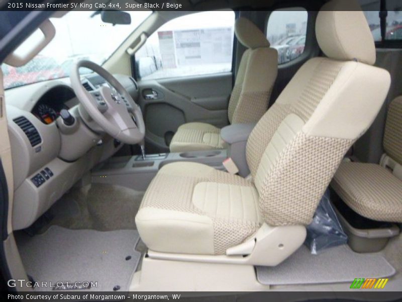 Super Black / Beige 2015 Nissan Frontier SV King Cab 4x4