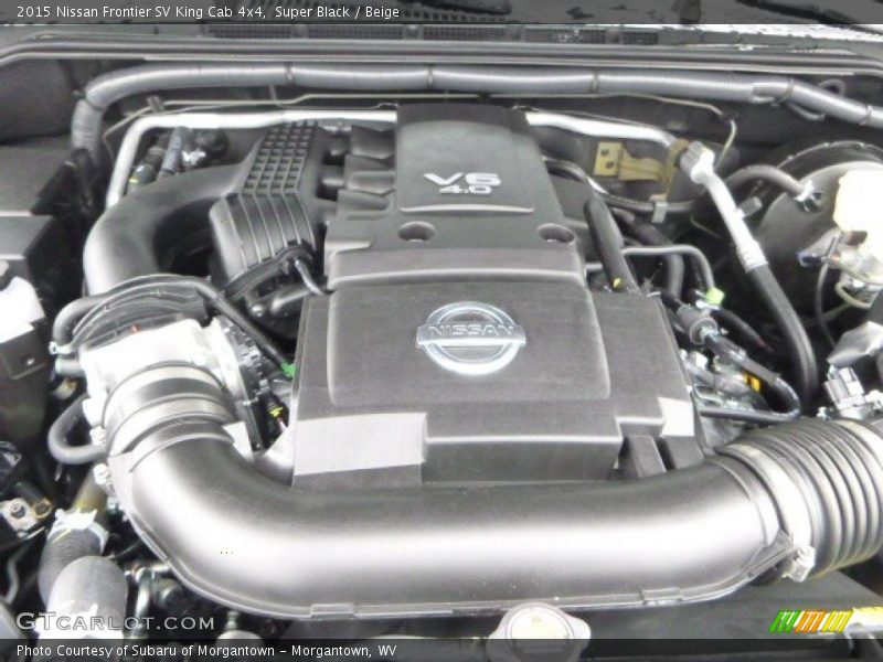 Super Black / Beige 2015 Nissan Frontier SV King Cab 4x4