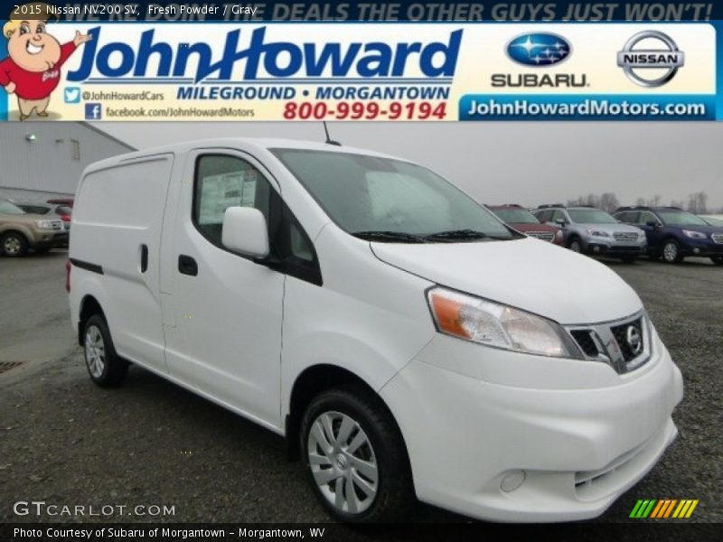 Fresh Powder / Gray 2015 Nissan NV200 SV