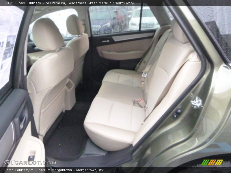Wilderness Green Metallic / Warm Ivory 2015 Subaru Outback 2.5i Premium