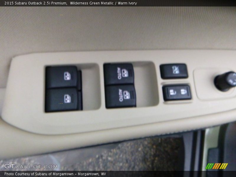 Wilderness Green Metallic / Warm Ivory 2015 Subaru Outback 2.5i Premium
