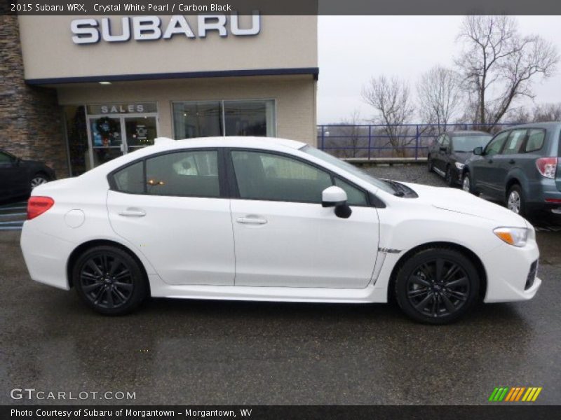 Crystal White Pearl / Carbon Black 2015 Subaru WRX