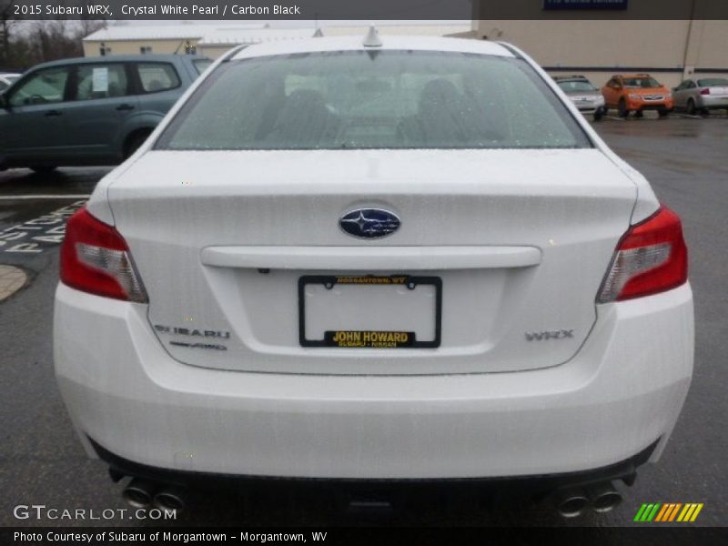 Crystal White Pearl / Carbon Black 2015 Subaru WRX