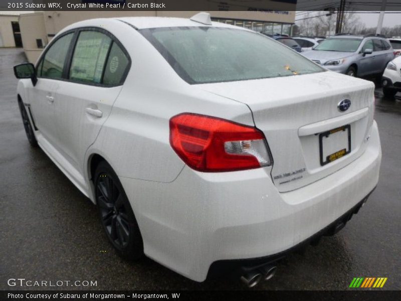 Crystal White Pearl / Carbon Black 2015 Subaru WRX