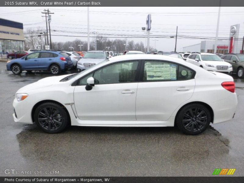 Crystal White Pearl / Carbon Black 2015 Subaru WRX