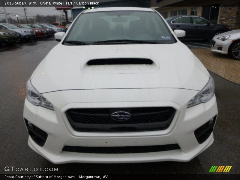 Crystal White Pearl / Carbon Black 2015 Subaru WRX