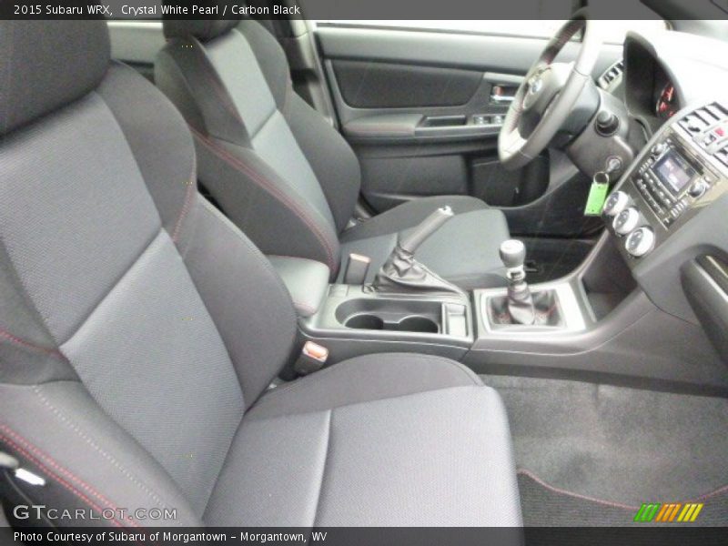 Crystal White Pearl / Carbon Black 2015 Subaru WRX