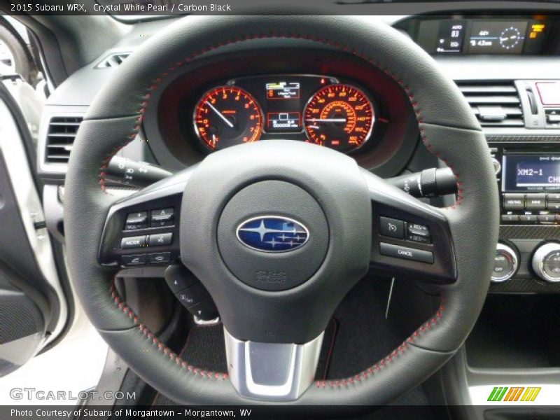 Crystal White Pearl / Carbon Black 2015 Subaru WRX