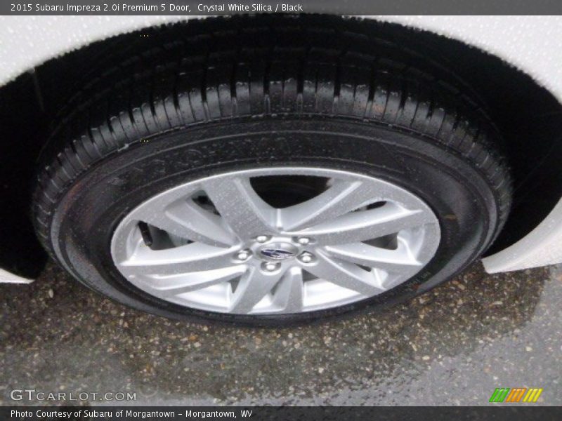Crystal White Silica / Black 2015 Subaru Impreza 2.0i Premium 5 Door