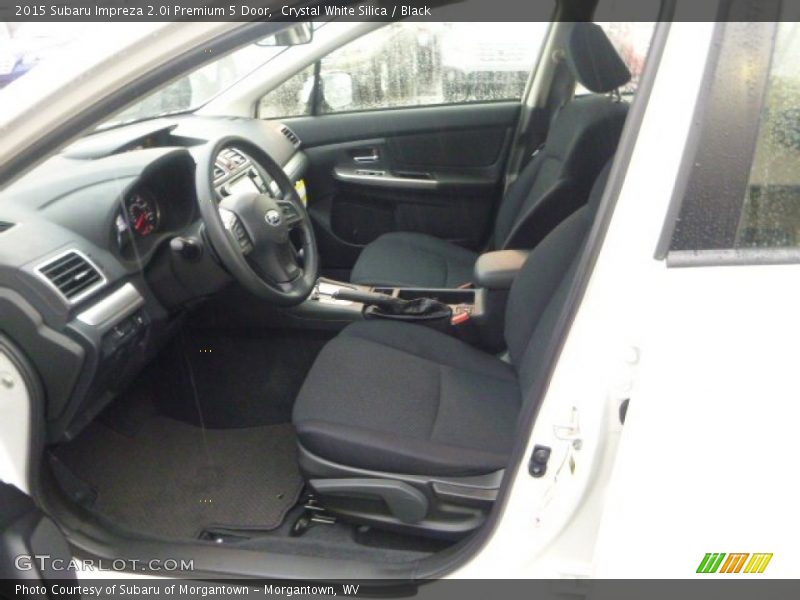 Crystal White Silica / Black 2015 Subaru Impreza 2.0i Premium 5 Door