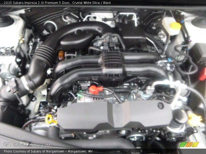 Crystal White Silica / Black 2015 Subaru Impreza 2.0i Premium 5 Door
