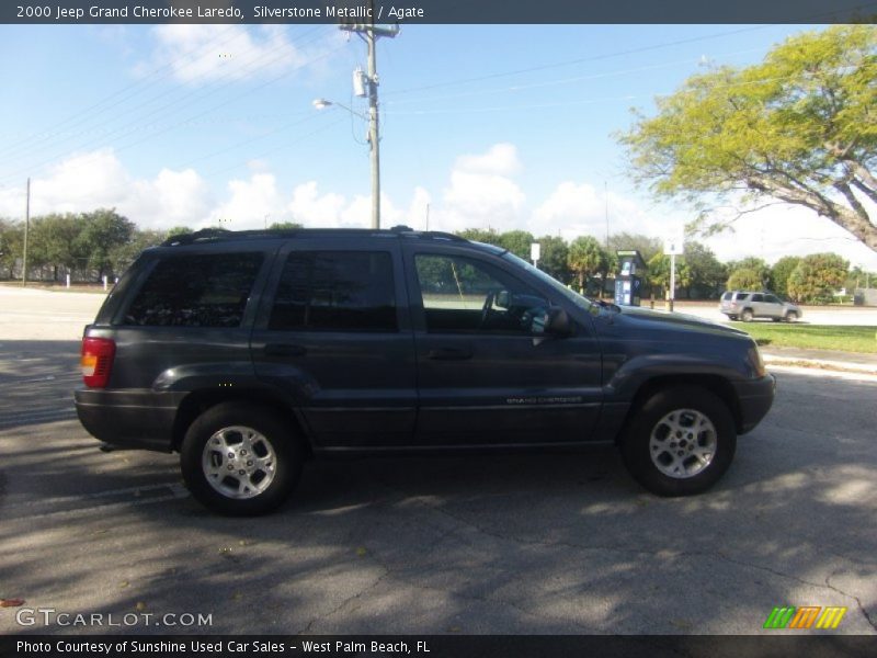 Silverstone Metallic / Agate 2000 Jeep Grand Cherokee Laredo