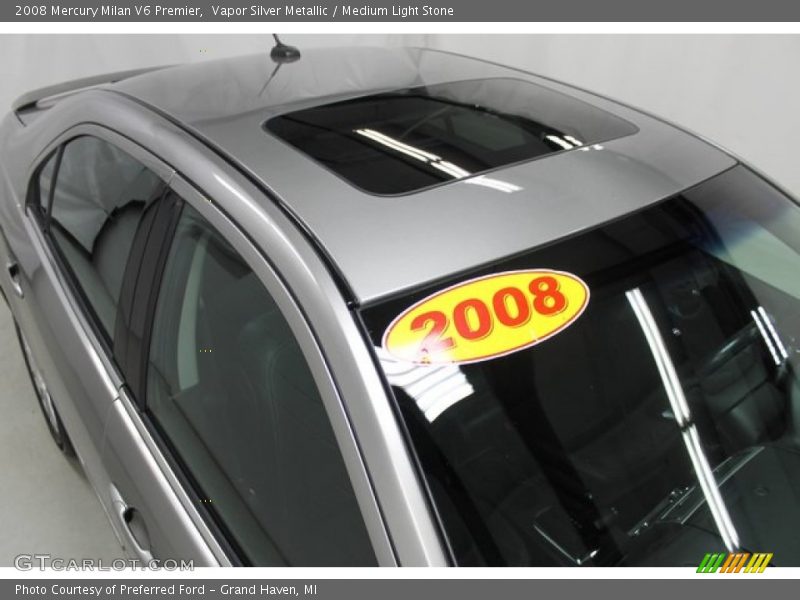 Vapor Silver Metallic / Medium Light Stone 2008 Mercury Milan V6 Premier