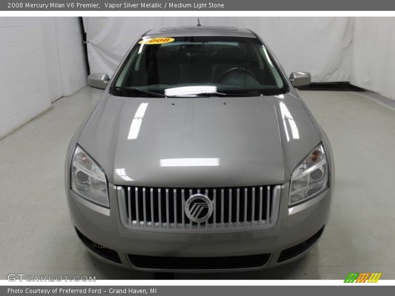 Vapor Silver Metallic / Medium Light Stone 2008 Mercury Milan V6 Premier