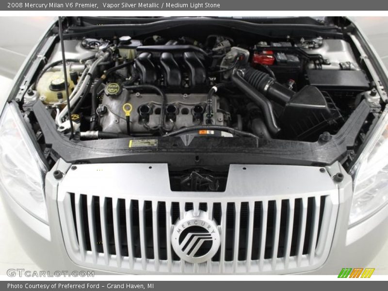 Vapor Silver Metallic / Medium Light Stone 2008 Mercury Milan V6 Premier