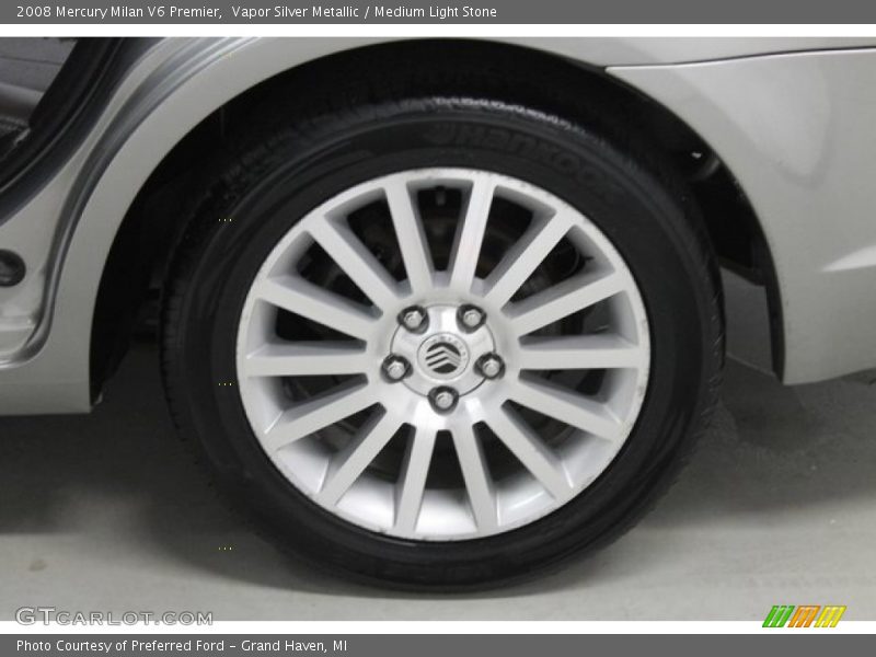 Vapor Silver Metallic / Medium Light Stone 2008 Mercury Milan V6 Premier