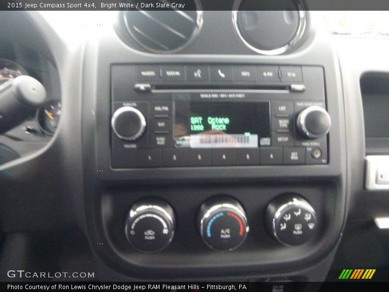 Bright White / Dark Slate Gray 2015 Jeep Compass Sport 4x4
