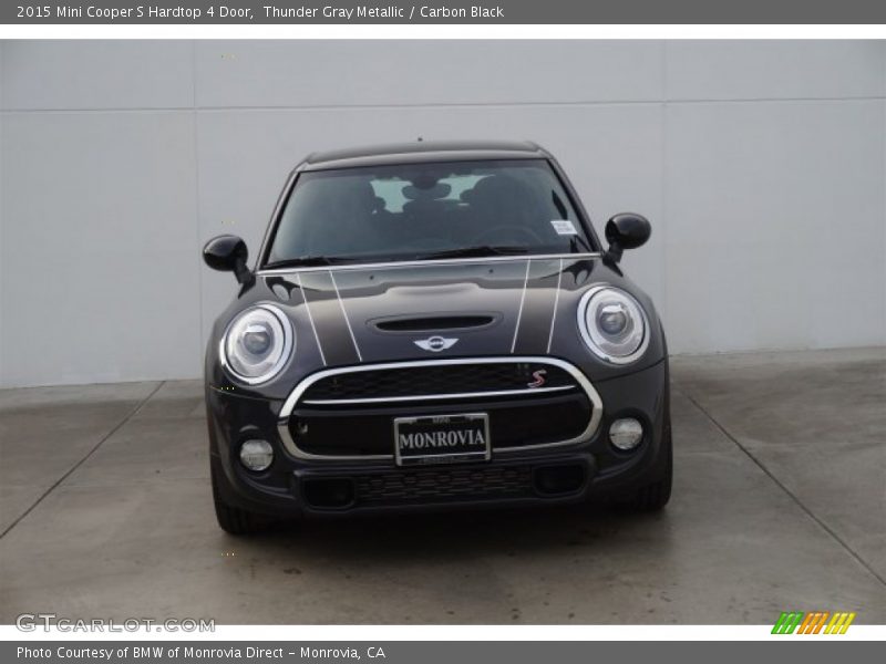 Thunder Gray Metallic / Carbon Black 2015 Mini Cooper S Hardtop 4 Door