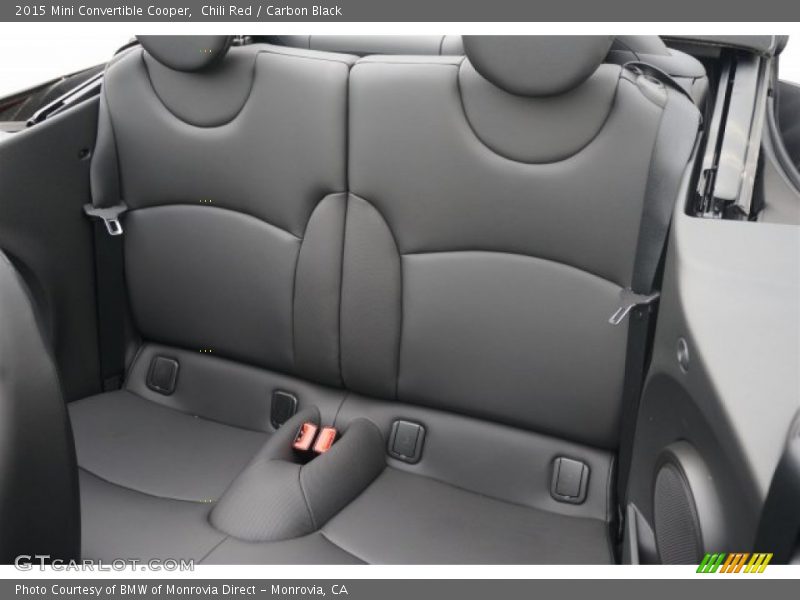 Rear Seat of 2015 Convertible Cooper