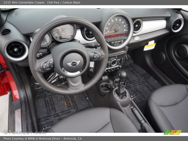Chili Red / Carbon Black 2015 Mini Convertible Cooper