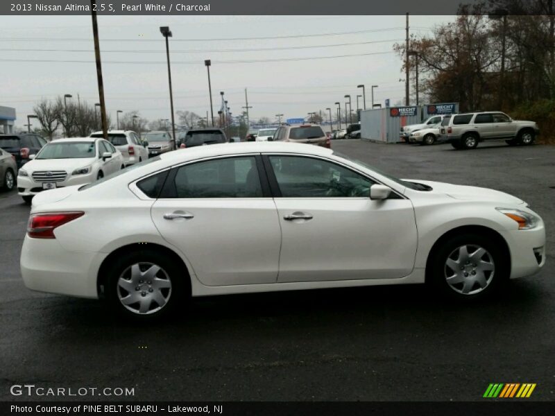 Pearl White / Charcoal 2013 Nissan Altima 2.5 S
