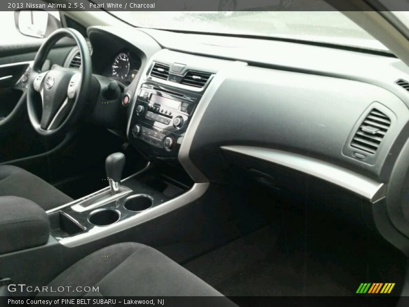 Pearl White / Charcoal 2013 Nissan Altima 2.5 S