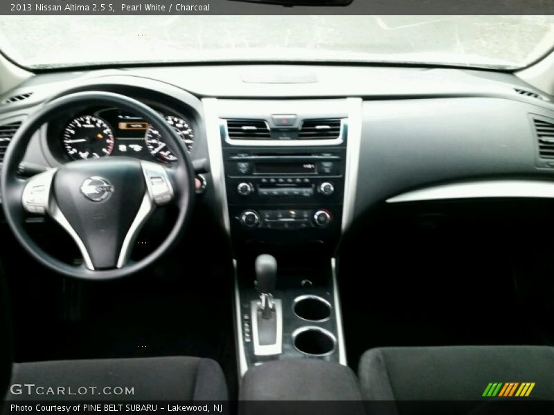 Pearl White / Charcoal 2013 Nissan Altima 2.5 S