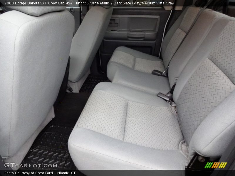 Rear Seat of 2008 Dakota SXT Crew Cab 4x4