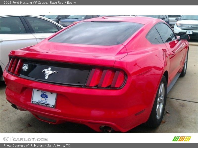 Race Red / Ebony 2015 Ford Mustang V6 Coupe