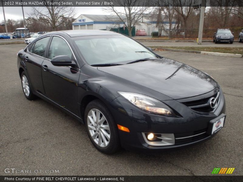 Polished Slate / Black 2012 Mazda MAZDA6 i Touring Sedan