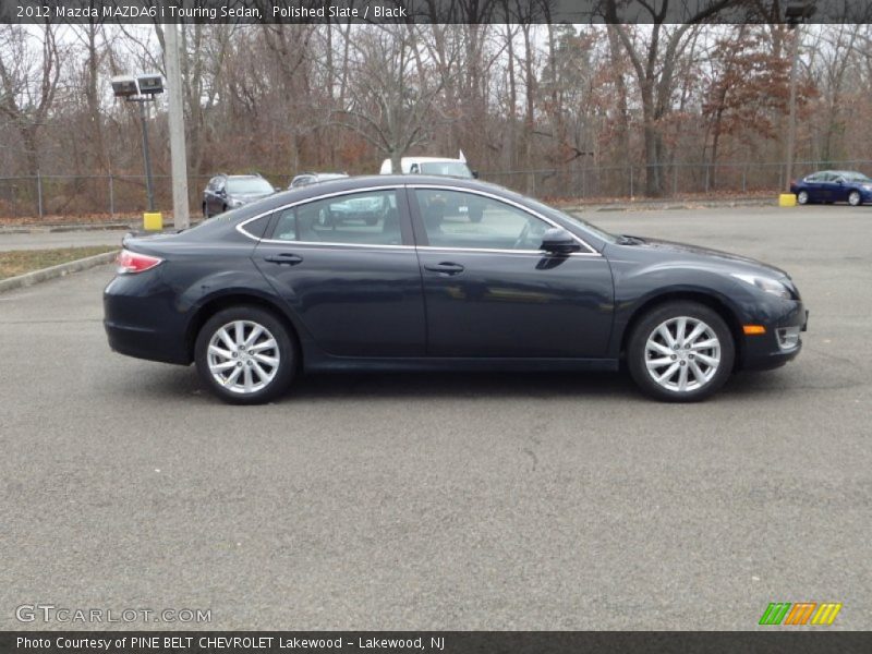 Polished Slate / Black 2012 Mazda MAZDA6 i Touring Sedan