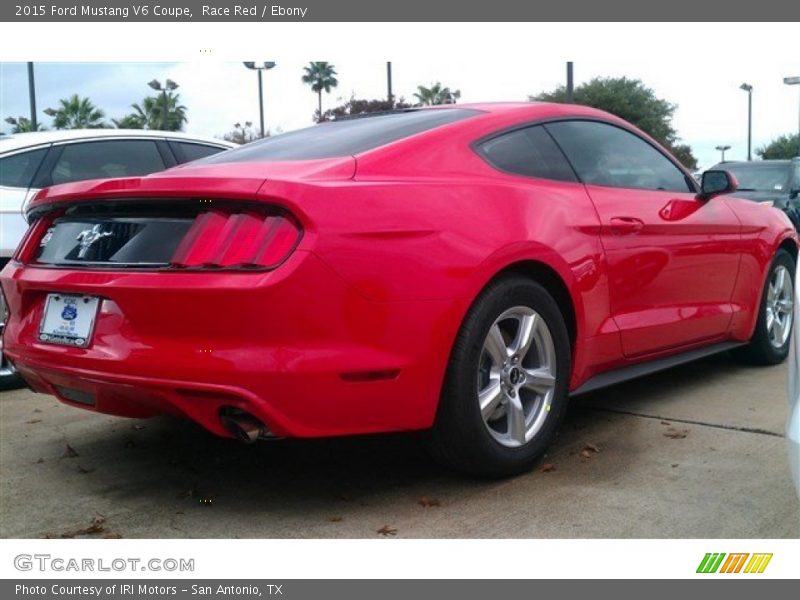 Race Red / Ebony 2015 Ford Mustang V6 Coupe