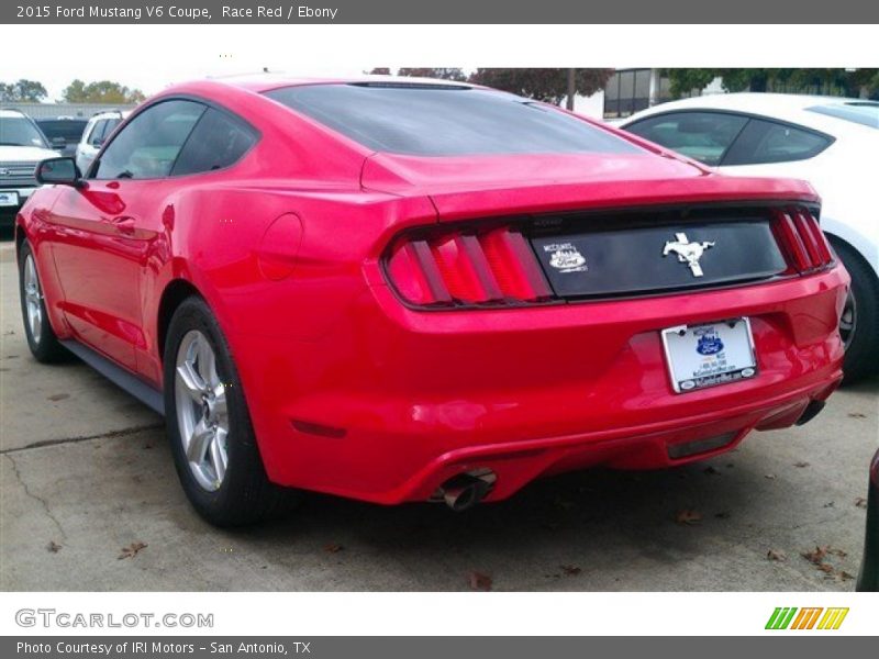 Race Red / Ebony 2015 Ford Mustang V6 Coupe