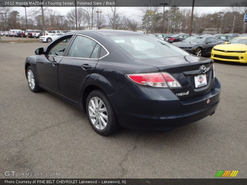 Polished Slate / Black 2012 Mazda MAZDA6 i Touring Sedan